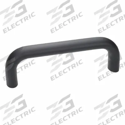 JW WINCO Pull Handle: Threaded Holes, Aluminum, Black - Corrosion-Resistant Load-Rated Pull Handles