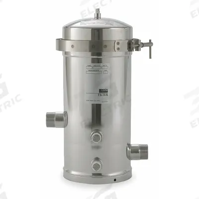 3M AQUA-PURE Water Filter Housing: 1 1/2 in, NPT, Male, 19 1/2 in Overall Ht - 3M Water Filter Cartridge Housings
