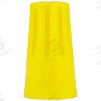 3M Twist-On Wire Connectors: Yellow, Wire Sizes 18 AWG – 12 AWG, 600 V, 1,000, PK (MPN H-33-BIN). Key specifications — Brand: 3M; Maximum Wire Combination: (2) 14 AWG with (2) 18 AWG; Manufacturer Part Number: H-33-BIN; Minimum Wire Combination: (4) 22 AWG.