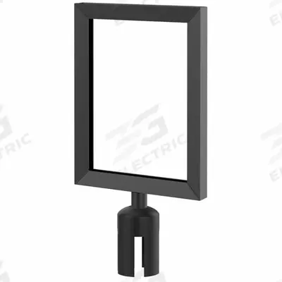 VISIONTRON Sign Frame Kit: Black - Sign Frames for Post Tops
