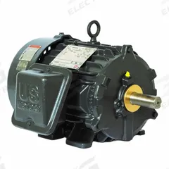U.S. MOTORS General Purpose Motor: Flange Mount, Totally Enclosed Fan Cooled, 7 1/2 hp, 460V AC (MPN 8D7P2C). Key specifications — Brand: U.S. MOTORS; Nameplate Voltage @ 60 Hz: 460V AC; Full Load Current @ 60 Hz: 9.6 A; Nameplate RPM @ 60 Hz: 1,770 RPM; Motor Enclosure: TEFC.