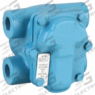 NICHOLSON Steam Trap: Cast Iron, 3/4 in FNPT, 1,450 lb/hr, 75 psi Max., 450°F Max. - Cast Iron C-Pattern Float & Thermostatic Steam Traps