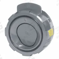 HAYWARD Swing Check Valve: Swing, 2-Way, Inline Valve Body, 10 in Pipe Size, Wafer, PVC, Std, FKM (MPN WCV11000V). Key specifications — Brand: HAYWARD.