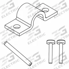 ANDERSON POWER PRODUCTS Cable Clamp: 115G1, For Powerpole Pak Series, Steel. Key specifications — Compatible with Manufacturer Model Number: 2 to 4 Pole Powerpole Pak Connectors; Compatible with Series: Powerpole Pak; Material: Steel; Manufacturer Part Number: 115G1; Product Type: Cable Clamp & Hardware Pack.