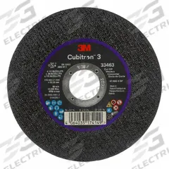 3M CUBITRON 3 Cut-Off Wheel: Type 1, 4 5/8 in x 0.04 in x 7/8 in, Ceramic, Cubitron 3, 5 PK (MPN 33463). Key specifications — Series: Cubitron 3; Brand: 3M CUBITRON 3.