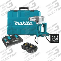 MAKITA Shear Wrench Kit: 2 Batteries, 1 Charger, 3/4 in_5/8 in_7/8 in For A325 Bolt Size Capacity (MPN XTW01PT). Key specifications — attr1170994: (2) 5.0 Ah.