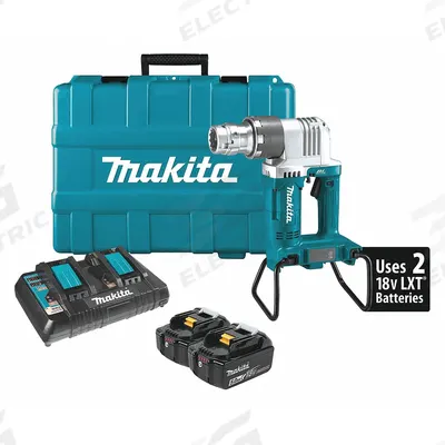 MAKITA Shear Wrench Kit: 2 Batteries, 1 Charger - Makita Cordless Shear Bolt Wrenches