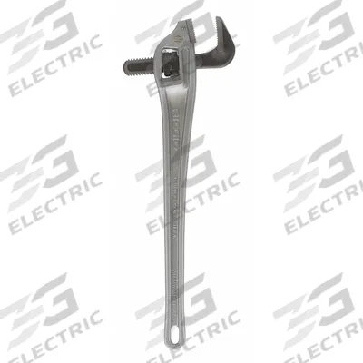 RIDGID Offset Pipe Wrench: 3 in Jaw Capacity, Serrated, 24 in Overall Lg - Offset Pipe Wrenches