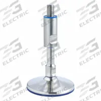 JW WINCO Leveling Foot: Swiveling Stud, 5/8"-11 Thread Size, 3.15 in, 6,744 lbf Capacity (MPN 20-80-5/8X11-225-A). Key specifications — Base Shape: Round; Load Capacity: 6,744 lbf; Mounting Holes: Mounting Holes Not Included; Hex Size: 11/16 in.