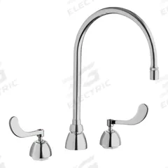 CHICAGO FAUCETS Gooseneck Kitchen/Bathroom Faucet: 786, Cast Brass, Widespread, Deck, 2 Handles (MPN 786-GN8AE29ABCP). Key specifications — Series: 786; Brand: CHICAGO FAUCETS.