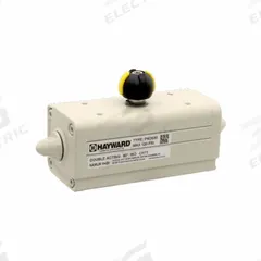 HAYWARD Pneumatic Valve Actuators: 133 in-lb Force at 80 psi, Aluminum, F03/F05, -4°F to 176°F (MPN PSD015). Key specifications — ISO Mount Type: F03/F05; Manufacturer Series: PSD; Housing Material: Aluminum; Manufacturer Part Number: PSD015.