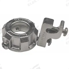 CALBRITE Grounding Bushing: 316 Stainless Steel, Polished, 3/4 in Trade Size, 1 17/32 in Overall Lg (MPN S60700GB00). Key specifications — Insulated: No; Brand: CALBRITE.