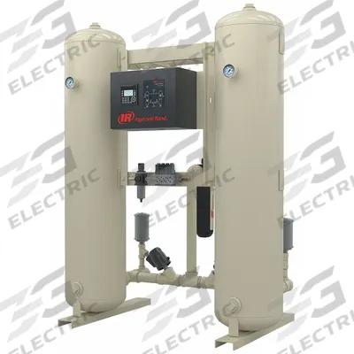 INGERSOLL RAND Compressed Air Dryer: 2 in NPT, 500 cfm, 150 psi Max Op Pressure - Twin-Tower Regenerative Desiccant Compressed Air Dryers
