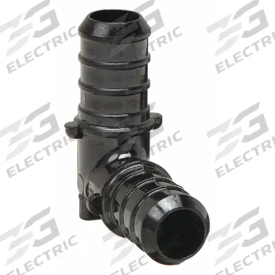 ZURN Barbed Fitting Elbow: 1/2 in ID x 1/2 in ID Size, Barbed x Barbed, Polymer - Crimp-On Polymer Barbed Tube Fittings