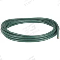 CHAINFLEX Control Cable: 16 AWG, 7 Conductors, 25 ft, PVC Jacket, 600 V (MPN CF5-15-07-25). Key specifications — Conductor Material: Copper; Conductor Configuration: Single; Minimum Bend Radius Factor - Fixed: 4 x OD; Minimum Bend Radius Factor - Flexible: 5 x OD; Includes Ground: Yes; Minimum Bend Radius Factor - E-Chain: 6.8 x OD; Resistance Properties: Oil and Grease Resistant; Standards: cRUus.