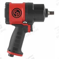CHICAGO PNEUMATIC Air Impact Wrench: Compact, 1/2 in Drive, Pistol-Grip, Square, Std, Friction Ring (MPN CP7748 G). Key specifications — attr1321013: NPT; attr1321019: Compact; attr1321030: CHICAGO PNEUMATIC; attr1321012: Standard; attr1321025: Square.