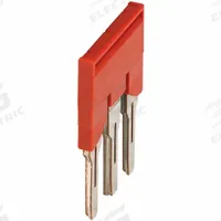 SCHNEIDER Plug-In Bridge: Red, Terminal Blocks (MPN NSYTRAL63). Key specifications — Compatible Manufacturer Model Number: NSYTRV62; Compatible with Product Type: Terminal Blocks; Brand: SCHNEIDER.