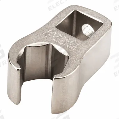 TEKTON Crowfoot Wrench: Steel, Satin Nickel, 3/8 in Drive Size, 12 mm Head Size - Metric Flare Nut Crowfoot Wrenches