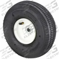 MARASTAR Pneumatic Wheel: 10 in Wheel Dia., 3 in Wheel Wd, Rubber, 300 lb Load Capacity, Steel, Std (MPN 4DE47). Key specifications — attr1099852: MARASTAR; attr1146750: 4.10/3.50-4.