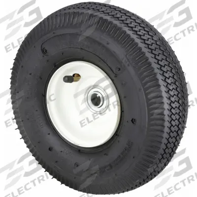MARASTAR Pneumatic Wheel: 10 in Wheel Dia., 3 in Wheel Wd, Rubber, 300 lb Load Capacity - Pneumatic Wheels