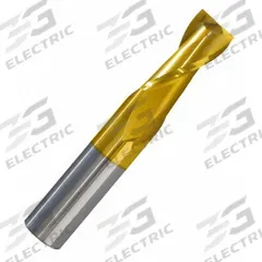 APPROVED VENDOR Square End Mill: Carbide, TiN Coated, 2 Flute, 1/2" Mill Dia, 1-1/4" LOC, 3" OAL (MPN 204-001200AA)