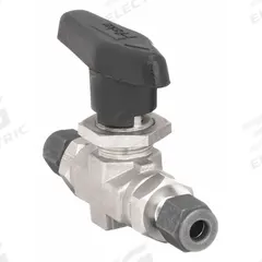 PARKER Manual Two-Way Ball Valve: 1/4 in, 316 Stainless Steel, Straight, Sweat x Sweat, Three-Piece (MPN 4Z-B6LJ2-SSP). Key specifications — Brand: PARKER; Handle: Lever.