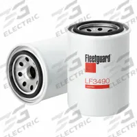 FLEETGUARD Automotive Oil Filter: 3/4"-16 UNF-2B Thread Size, 5 7/8 in Overall Ht, Oil (MPN LF3490). Key specifications — Brand: FLEETGUARD; Compatible Vehicle Make: Deutz-Allis.