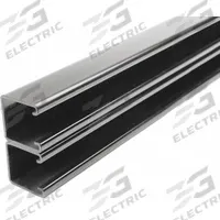 Strut Channel, Side-to-Side: Steel, Painted, 12 ga Gauge, Solid, Side to Side Strut Channel (MPN FS-202 FBK 120.00). Key specifications — Material: Steel; Color: Black; Finish: Painted; Hole Size: No Holes; Hole Spacing: No Holes; Slot Type: Solid Strut; Brand: APPROVED VENDOR.