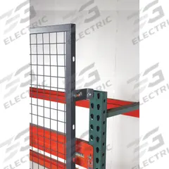 WIRECRAFTERS Aisle Guard Offset Mounting Clip: 7 in x 7 in x 2 in, 10 ga, Steel, Powder Coated, Gray (MPN BR7PK). Key specifications — Brand: WIRECRAFTERS; Material: Steel; Includes Hardware: Yes; Finish: Powder Coated; Color: Gray.