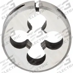 APPROVED VENDOR Round Threading Die: 3/8"-16 UNC, 1 1/2 in OD, Adj, High Speed Steel (MPN 10T752)