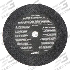 NORTON Abrasive Cut-Off Wheel: Type 1, 3" x 0.035" x 3/8", Aluminum Oxide, 60 Grit, Metal (MPN 07660789451). Key specifications — Series: Metal; Brand: NORTON.