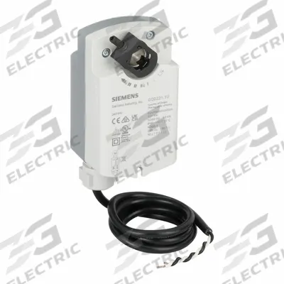 Siemens Actuator: Dampers/Economizers, On/Off, Spring Return, 20 in-lb, 120V AC - Fail-Safe Actuators with Spring Return