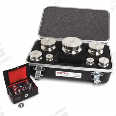 RICE LAKE WEIGHING SYSTEMS Calibration Weights Set: 5 kg Nominal Mass - Metric Calibration Weight Kits