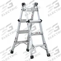 LOUISVILLE LADDER Combination Ladder: 4 Configurations, Aluminum, 300 lb Load Capacity, 24 lb Wt (MPN L-2098-13). Key specifications — Brand: LOUISVILLE LADDER.