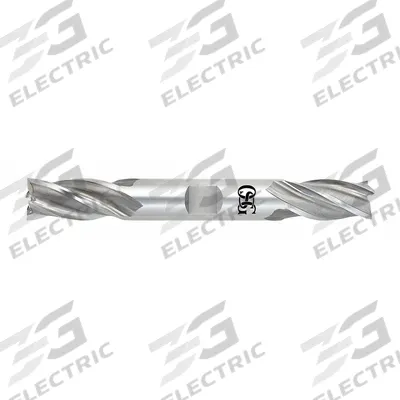 OSG Square End Mill: Cobalt, TiN Coated, Double End, 4 Flute, 1" Mill Dia, 1-7/8" LOC - Double-End Cobalt Square End Mills