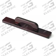 HATHAWAY Shuffleboard Brush: 15 1/4 in Overall Lg, 2 1/4 in Overall Wd, 3 in Overall Ht, Dark Cherry (MPN BG1222)