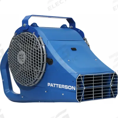 PATTERSON Mounted Fan: 208/230V AC, 1/2 hp Motor HP, Ceiling/Wall Mount, Non-Oscillating - High-Velocity Industrial Wall-Mount Fans
