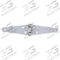 APPROVED VENDOR Strap Hinge: Steel, 1 15/16 in Leaf Ht, 4 in Leaf Wd (MPN 1RCN2). Key specifications — Material: Steel.