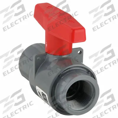 SPEARS Manual Two-Way Ball Valve: 1 in, CPVC, Straight, 235 psi Max. Pressure (CWP) - CPVC Ball Valves