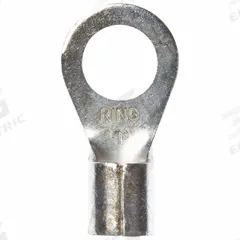3M Ring Terminal: Bare, 3/8 in Stud Size, 6 AWG to 6 AWG Wire Sizes, 1,000 V, Brazed Barrel & Seam (MPN M6-38RX). Key specifications — Brand: 3M.