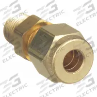PARKER Compression Fitting Adapter: 1/2 in OD x 1/4 in Pipe Size, Compression x MNPT, Brass (MPN 8MSC4N-B). Key specifications — Compatible Fitting Brands: Parker A-LOK; Brand: PARKER.