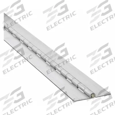 MARLBORO Piano Hinge: Steel, 36 in Leaf Ht - Full Surface-Mount Piano Hinges