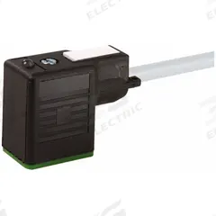 MURRELEKTRONIK Cordset: MSUD BI Female Right Angle x Bare Wire, 3 m Cable Lg, PVC, Gray, 3 Pins (MPN 7000-11061-2160300). Key specifications — Wire Size: 18 AWG; Brand: MURRELEKTRONIK; Cable Jacket Color: Gray; IP Rating: IP67.