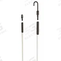 IDEAL Tuff-Rod Fishing Pole: 10 AWG Max Wire Capacity, 24 AWG Min Wire Capacity, 3/16 in Rod Dia (MPN 31-633). Key specifications — attr510723: 30 ft; attr546655: 6 ft; attr514943: 30 ft Kit with Fixed Bullet Nose and Threaded J-Hook (5 ea. 6-ft Sections); attr510732: Rod Set; attr424188: IDEAL.