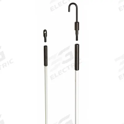 IDEAL Tuff-Rod Fishing Pole: 10 AWG Max Wire Capacity, 24 AWG Min Wire Capacity - Glow Rods