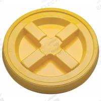 APPROVED VENDOR Pail Lid: Gasketed/Snap-On, 12 in Overall Dia, Yellow, Plastic, FDA Compliant (MPN GA5Y). Key specifications — UN Rating Liquids: Not Rated; Brand: APPROVED VENDOR; UN Rating Solids: Not Rated; Material: Plastic.