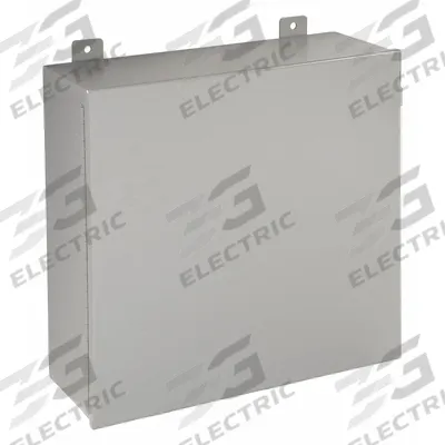 WIEGMANN Enclosure: Steel, 20 in x 20 in x 7 in, NEMA 12/13, Solid Cover - Steel Dust-Tight Enclosures