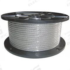 APPROVED VENDOR Wire Rope: Vinyl, Galvanized Steel, 7 x 7, 96 lb Working Load Limit, Silver (MPN 33RF83). Key specifications — End Type: Plain; Brand: APPROVED VENDOR.
