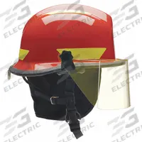 BULLARD Fire/Rescue Helmet: Red, Modern Rear Brim, Chin Strap, 4-Point Sure-Lock(R) Ratchet (MPN URXRDR330). Key specifications — Color: Red; Chin Strap: Yes; Brand: BULLARD; Style: Modern Rear Brim; Suspension: 4-Point Sure-Lock(R) Ratchet.