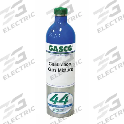 GASCO Calibration Gas: Nitrogen, Refillable, +/-5% Accuracy, O2, Calibration Gas - Calibration Gases for Portable Gas Detectors